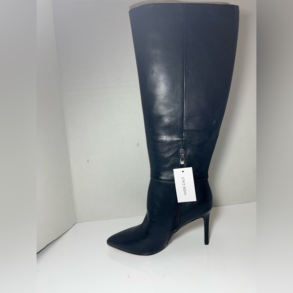 Nine West Richy Wide Calf Heeled Boots - Picture 6 of 9